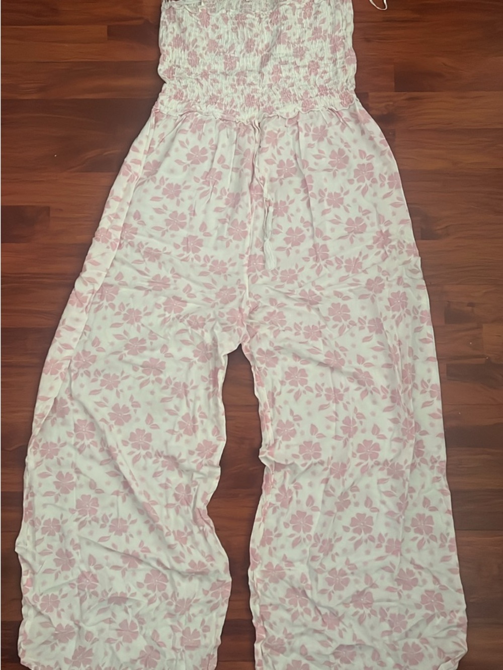 Women’s Pink Floral Jumpsuit